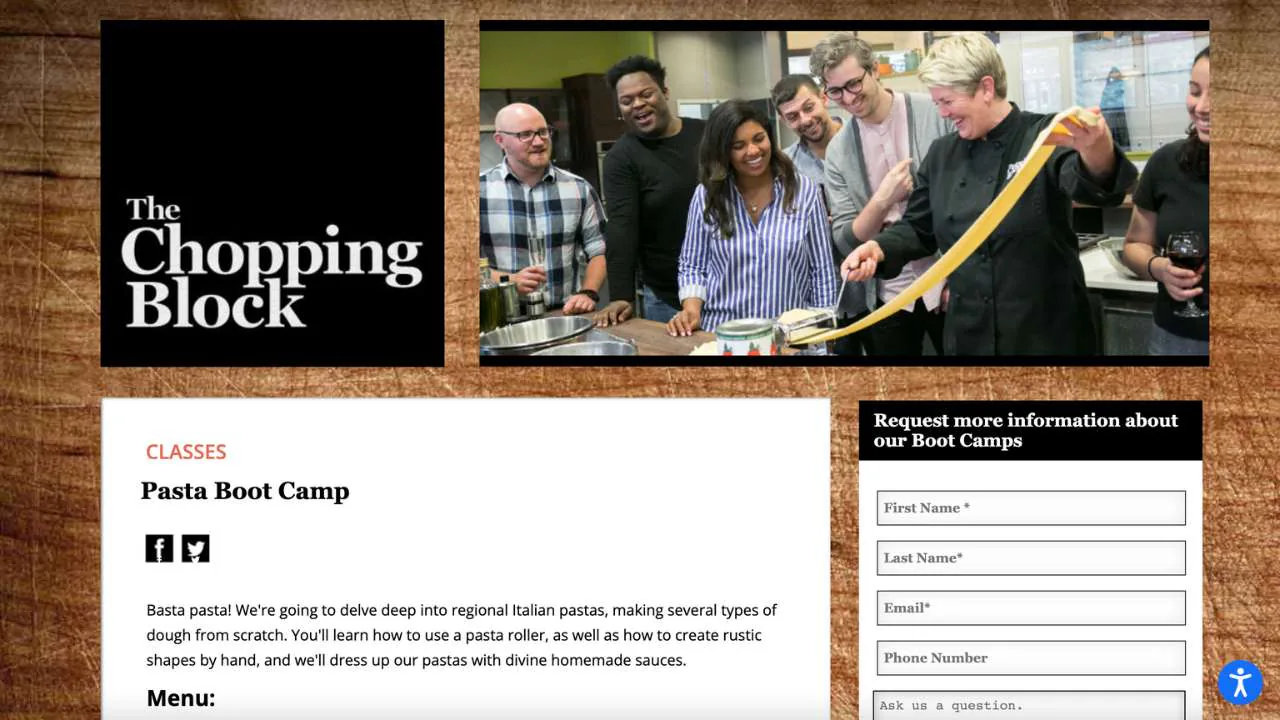 Pasta boot camp by The Chopping Block - 1280x720