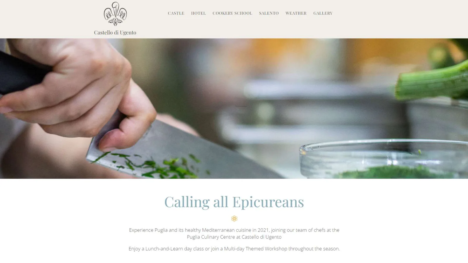 Castello di Ugento Italian cooking class Puglia - 1280x720