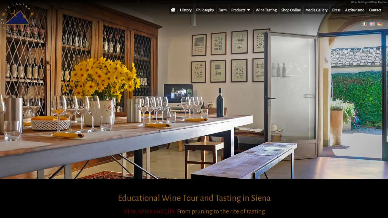 La Lastra Wine Tours in Siena - 1280x720