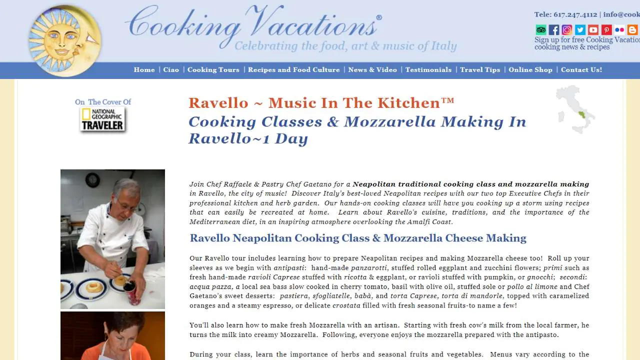 Cooking Vacations Italian Cooking Class Ravello - 1280x720