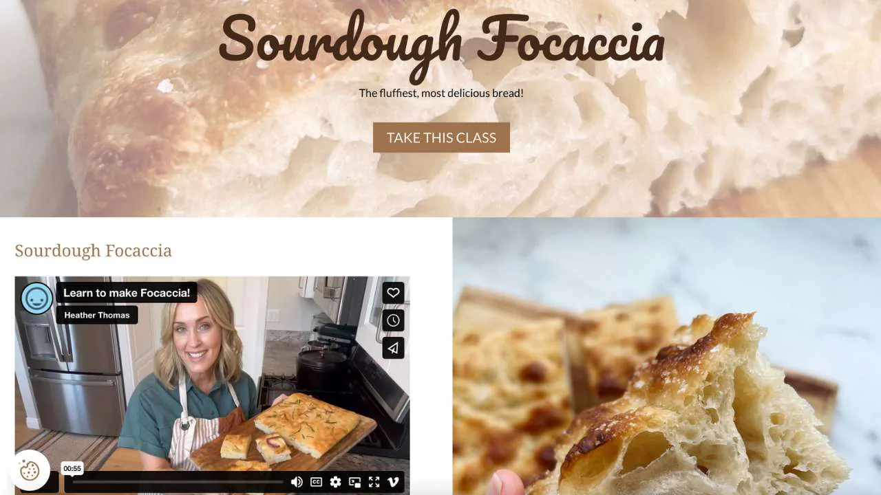 That bread lady - sourdough focaccia online class