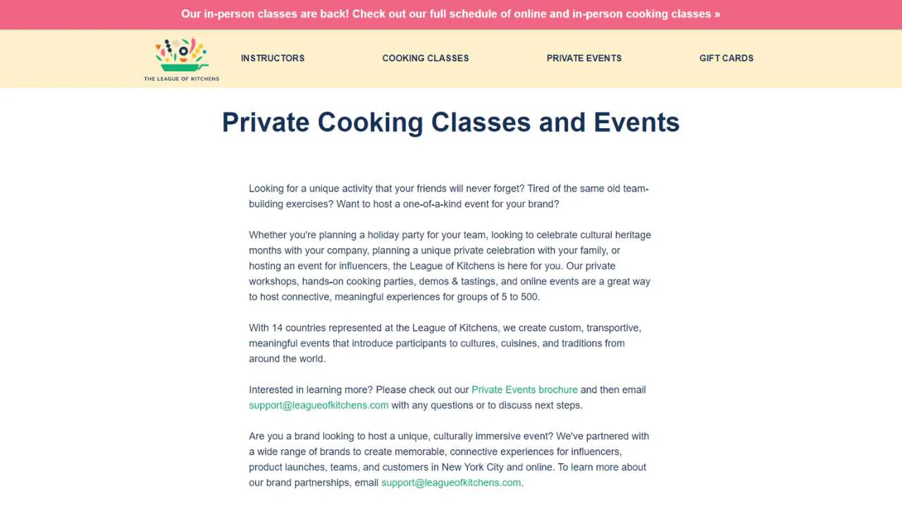 The League of Kitchens Team Building Cooking Class NYC - 1280x720