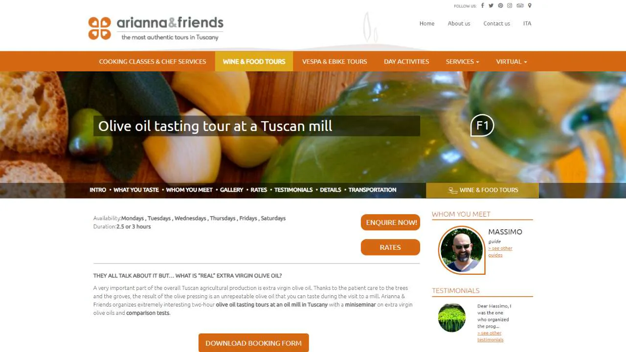 Arianna & Friends Olive Oil Tour in Tuscany - 1280x720