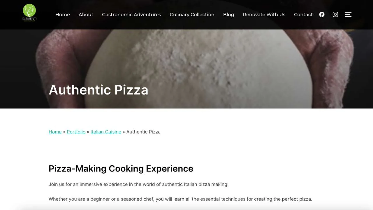 Authentic pizza class by Elementi Cooking School - 1280x720