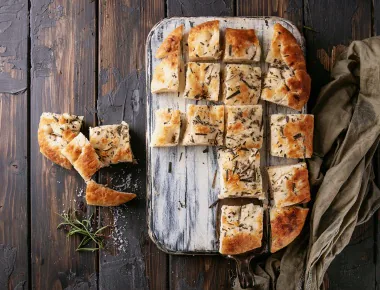 Salt and rosmary focaccia
