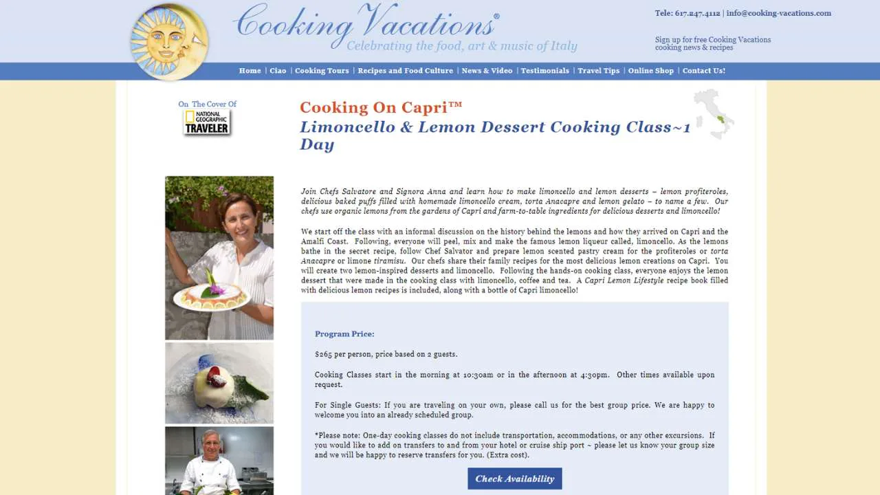 Cooking Vacations Italian cooking Classes in Capri - 1280x720