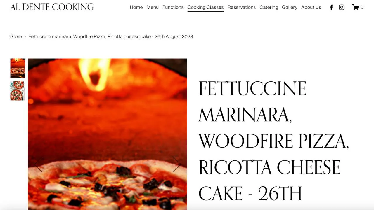 Woodfire pizza class with Al Dente Cooking - 1280x720