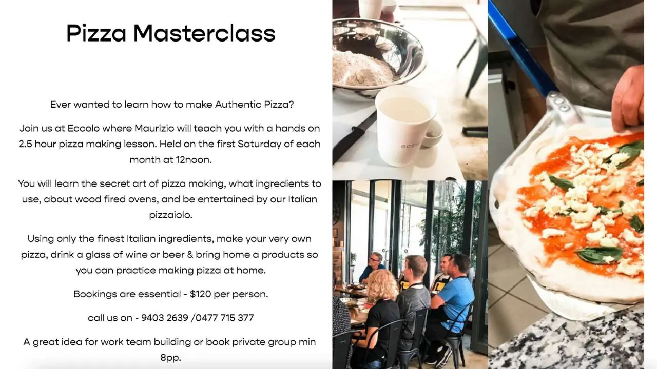 Eccolo's Pizza masterclass - 1280x720