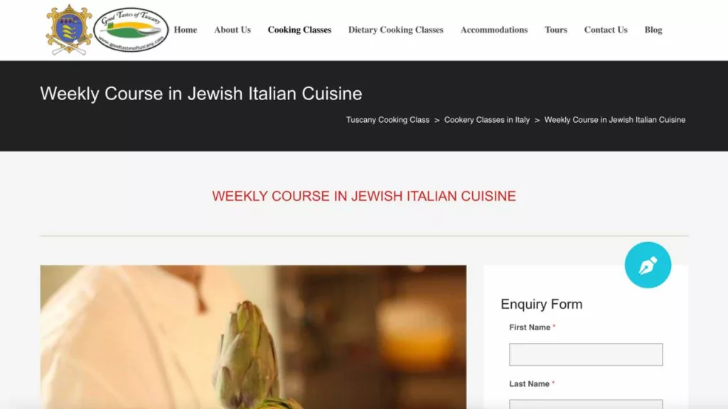 Weekly course in Jewish Italian Cuisine Course - 1280x720