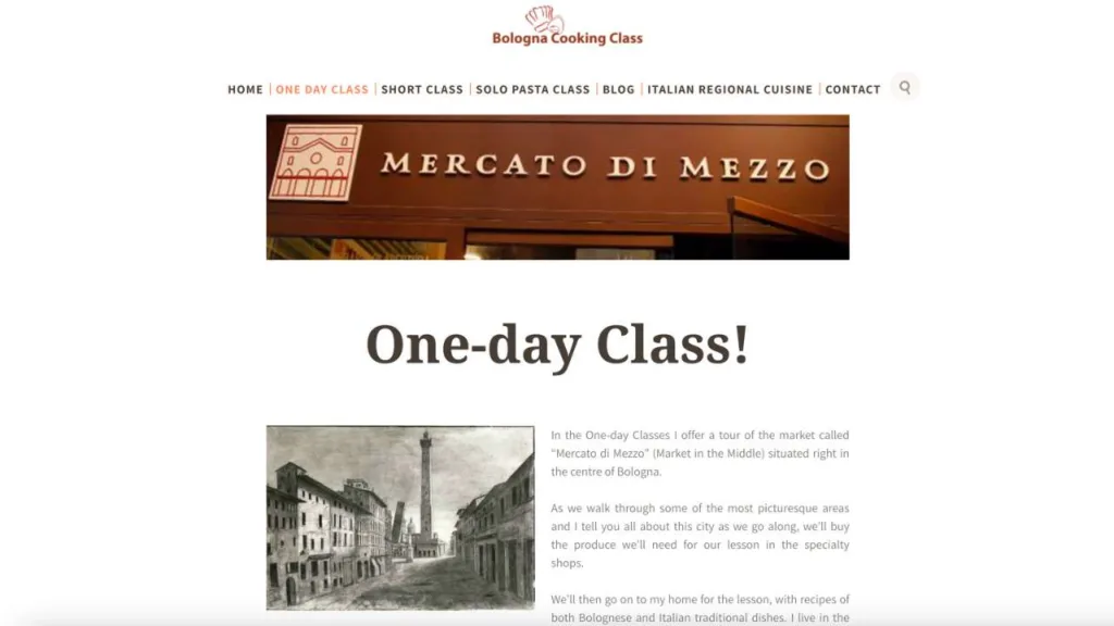 One-day class with market tour by Bologna Cooking Class - 1280x720