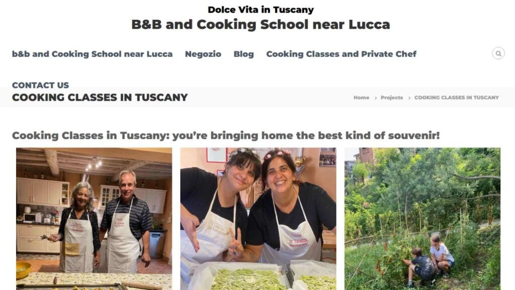 Dolce Vita in Tuscany Italian cooking class Tuscany with accommodation - 1280x720
