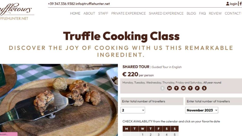 Truffle tours Cooking Classes in Tuscany - 1280x720