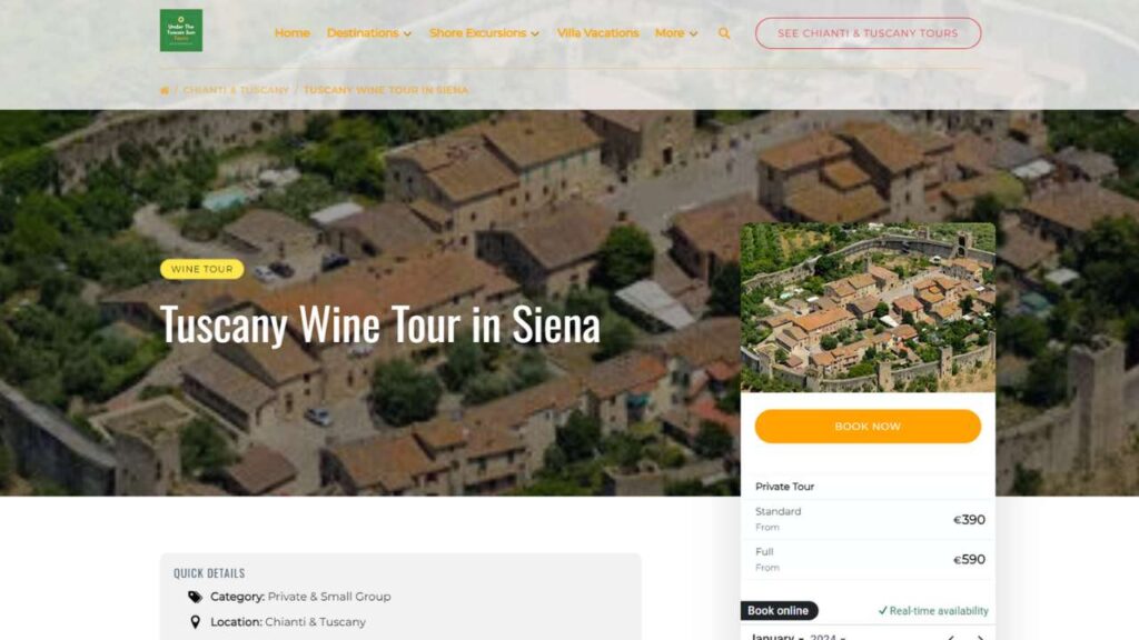 Under the Tuscan sun Wine Tours in Siena - 1280x720